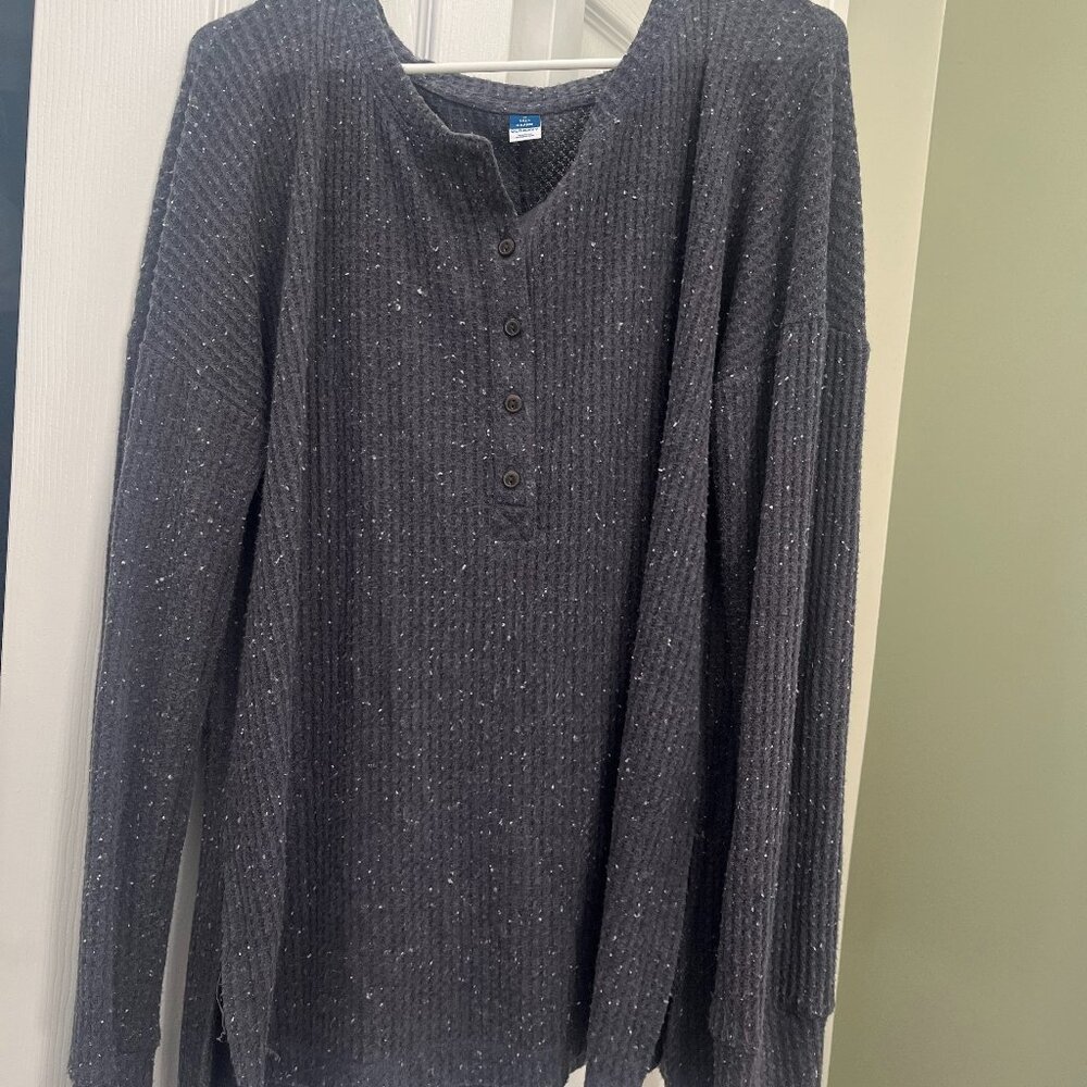 Old Navy Grey Long Sleeve L Tall